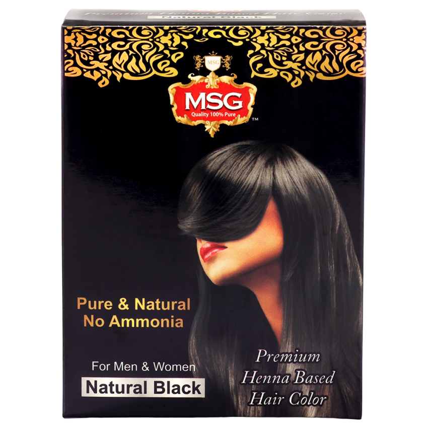 Natural Black Hair Color 60gm Bansalenterprices 